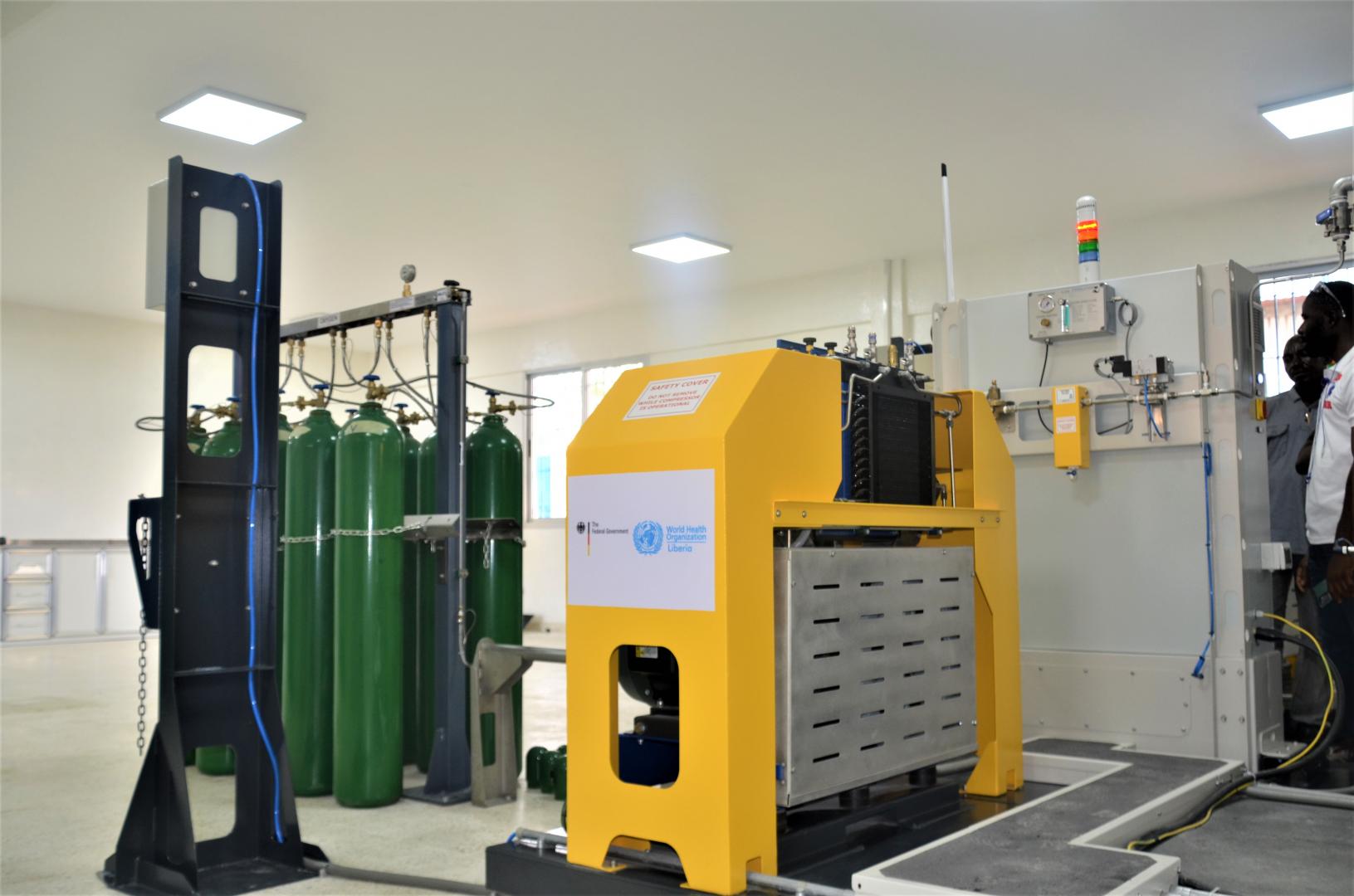 OXYGEN IS LIFE LIBERIA COMMISSIONS ITS LARGEST MEDICAL OXYGEN PLANT AT